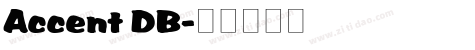 Accent DB字体转换